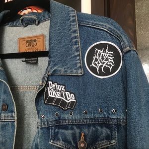 The 1975 Stud Patch Denim Jean Jacket Handmade